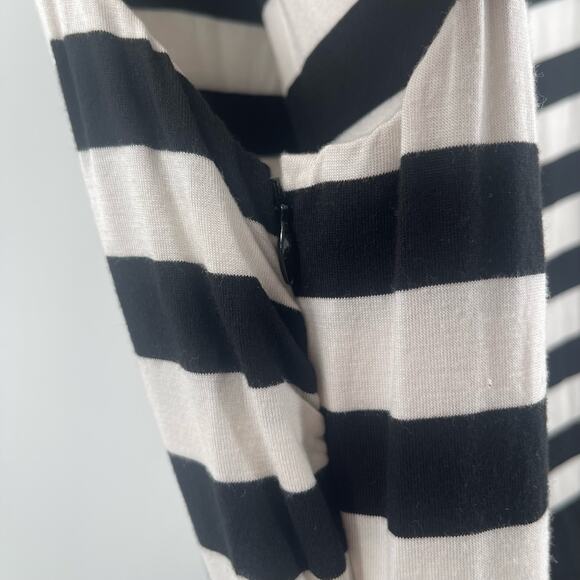 SPENSE Dress Size 14 Black and White Stripe Zipper Detail Sleeveless Office NWT - Picture 11 of 15